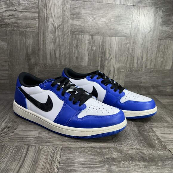 Air Jordan 1 Retro Low OG Men's size 9 Royal Blue Black CZ0790-140 - Picture 5 of 8